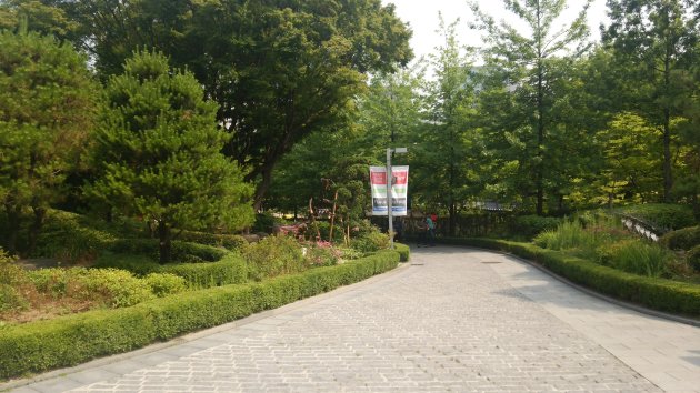 ソウル市立美術館前にある道
